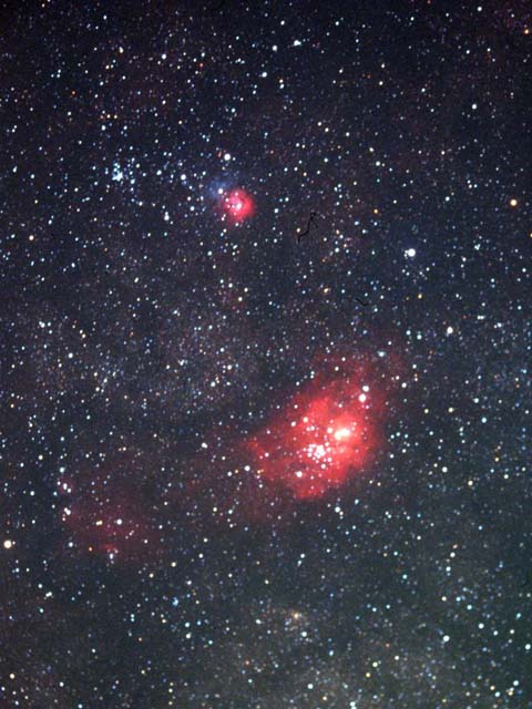干潟星雲＆三裂星雲